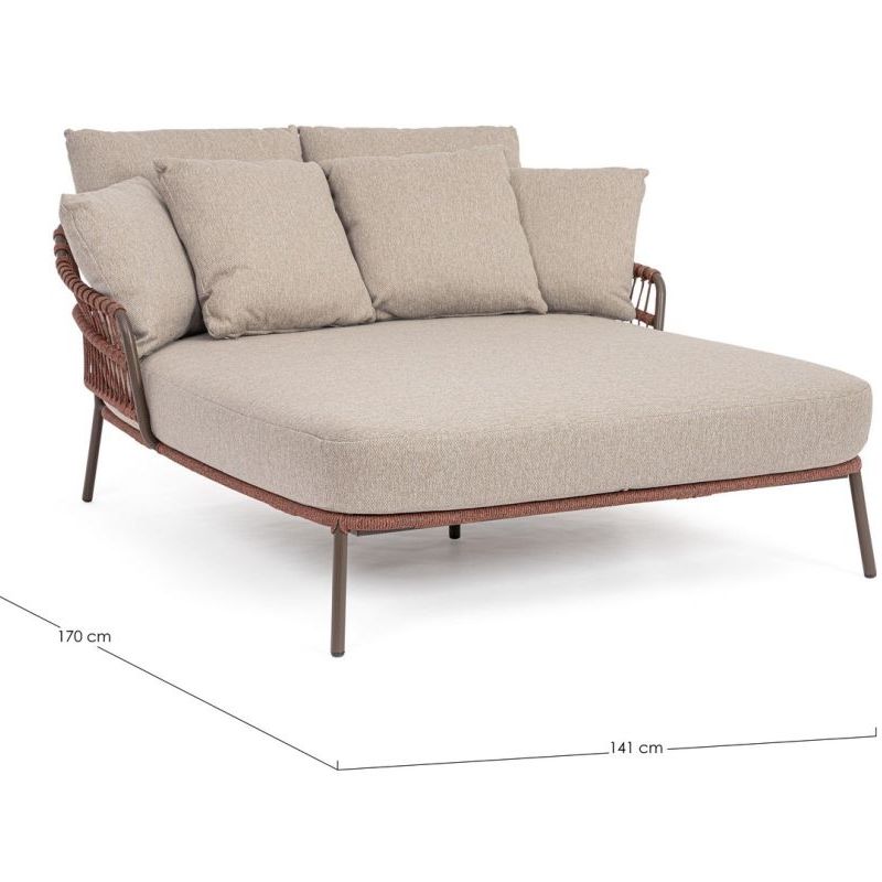 Leżak dwuosobowy TALAIA JAVA Leżak dwuosobowy TALAIA JAVA