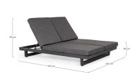 Leżak dwuosobowy INFINITY Leżak dwuosobowy INFINITY