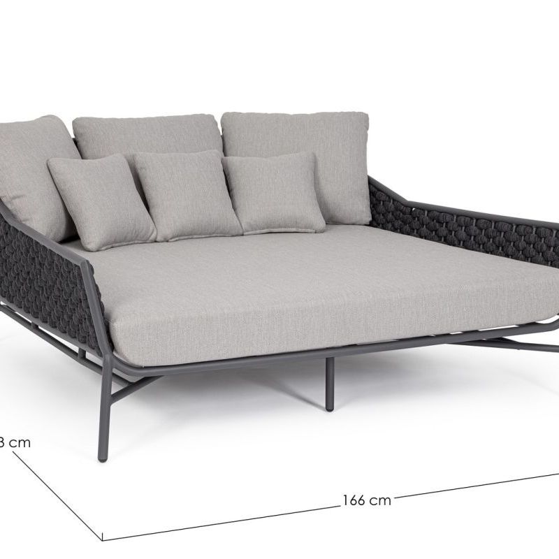 Leżak dwuosobowy EVERLY CHAR Leżak dwuosobowy EVERLY CHAR