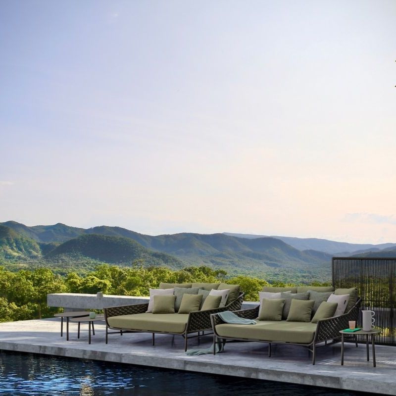 Leżak dwuosobowy EVERLY OLIV