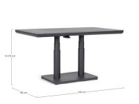 Обідній стіл Nevada Low з керамічною стільницею 250x105 cm