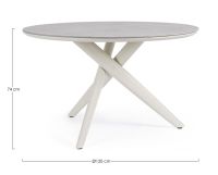 Обідній стіл Nevada Low з керамічною стільницею 250x105 cm