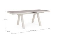 Обідній стіл Nevada Low з керамічною стільницею 250x105 cm