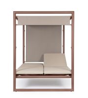 Leżak dwuosobowy z daszkiem KONNOR Leżak dwuosobowy z daszkiem KONNOR