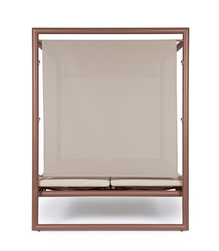 Leżak dwuosobowy z daszkiem KONNOR Leżak dwuosobowy z daszkiem KONNOR