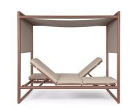 Leżak dwuosobowy z daszkiem KONNOR Leżak dwuosobowy z daszkiem KONNOR
