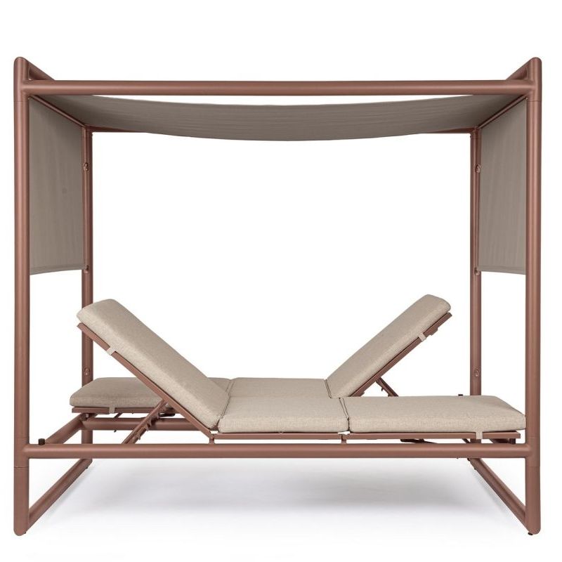 Leżak dwuosobowy z daszkiem KONNOR Leżak dwuosobowy z daszkiem KONNOR