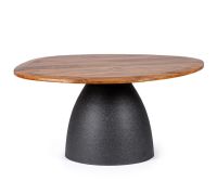 Stolik kawowy Stanley RUSTIC BROWN/NATURAL TOP 86