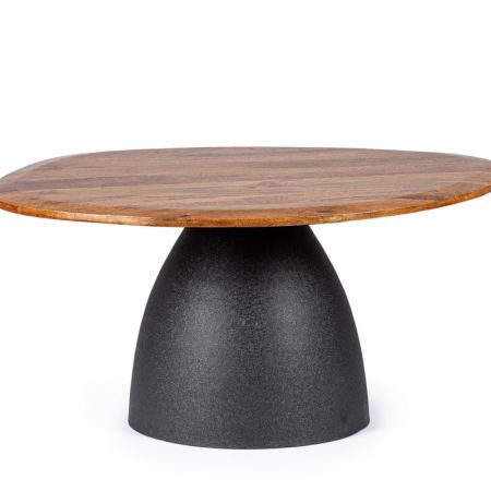 Stolik kawowy Stanley RUSTIC BROWN/NATURAL TOP 50