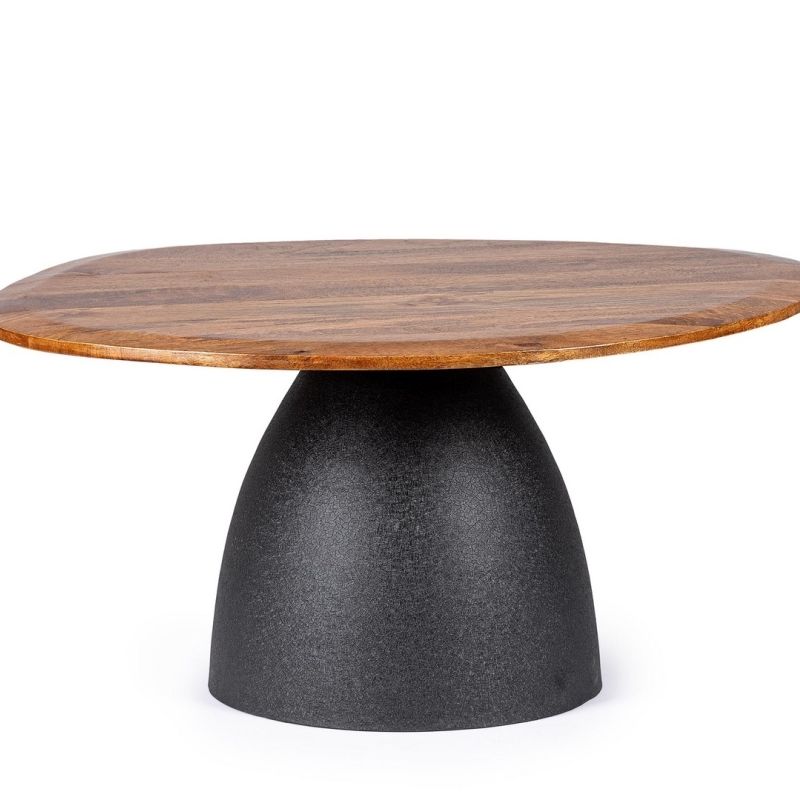 Stolik kawowy Stanley RUSTIC BROWN/NATURAL TOP 86