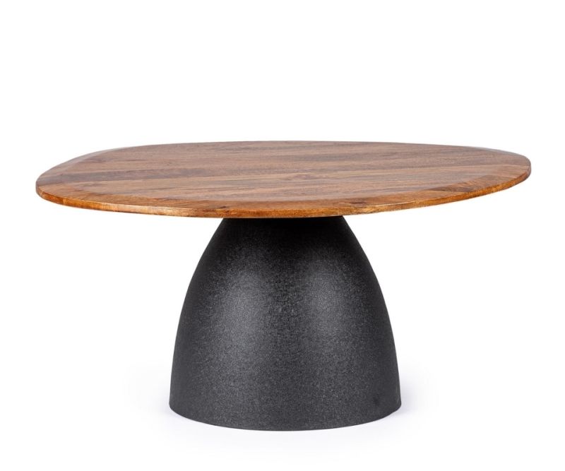 Stolik kawowy Stanley RUSTIC BROWN/NATURAL TOP 86