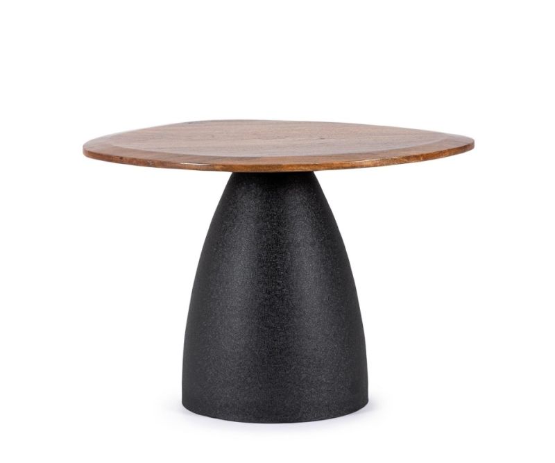 Stolik kawowy Stanley RUSTIC BROWN/NATURAL TOP 60