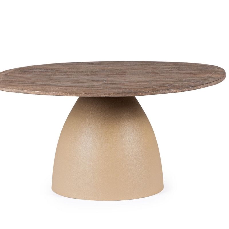 Stolik kawowy Stanley RUSTIC BROWN/NATURAL TOP 86