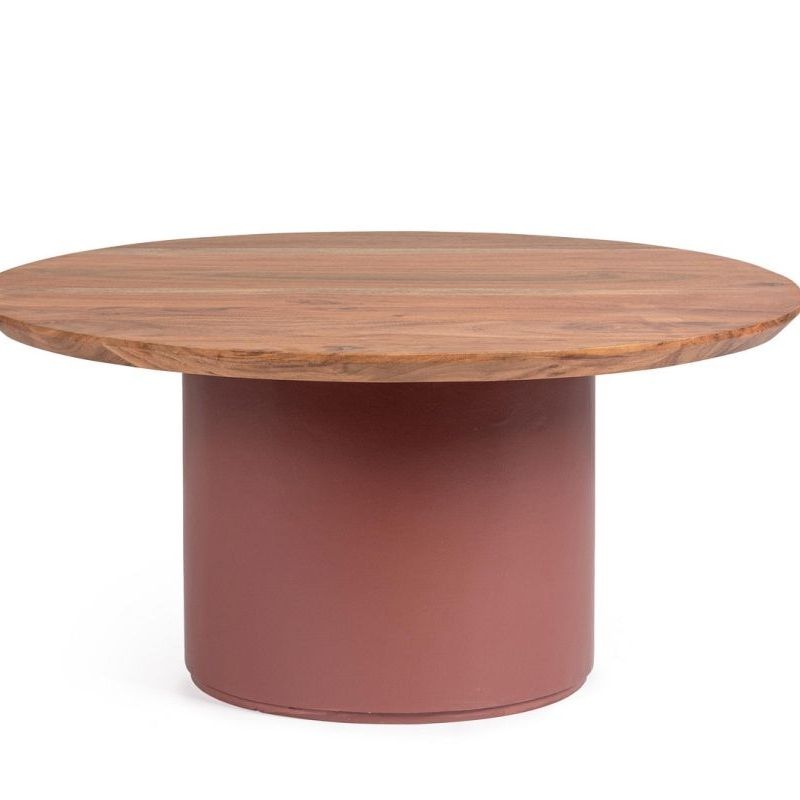 Stolik kawowy Ojas BLUE/TERRACOTTA 70