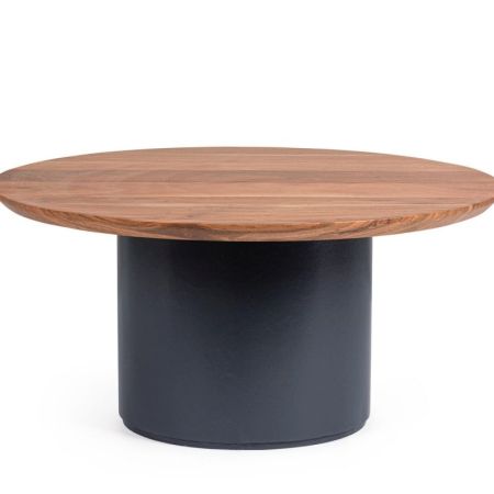 Stolik kawowy Stanley RUSTIC BROWN/NATURAL TOP 50