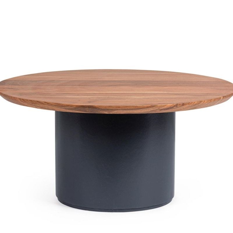 Stolik kawowy Ojas BLUE/TERRACOTTA 70