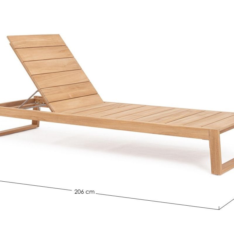 Leżak z poduszką  JEREMY Leżak z poduszką  JEREMY