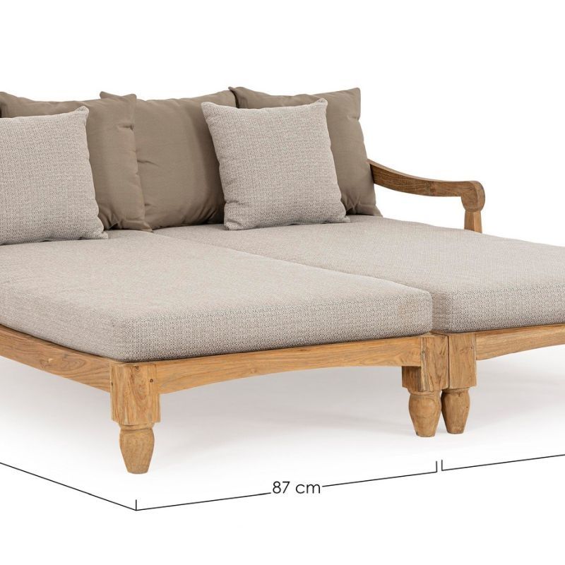 Leżak dwuosobowy BALI NATURAL