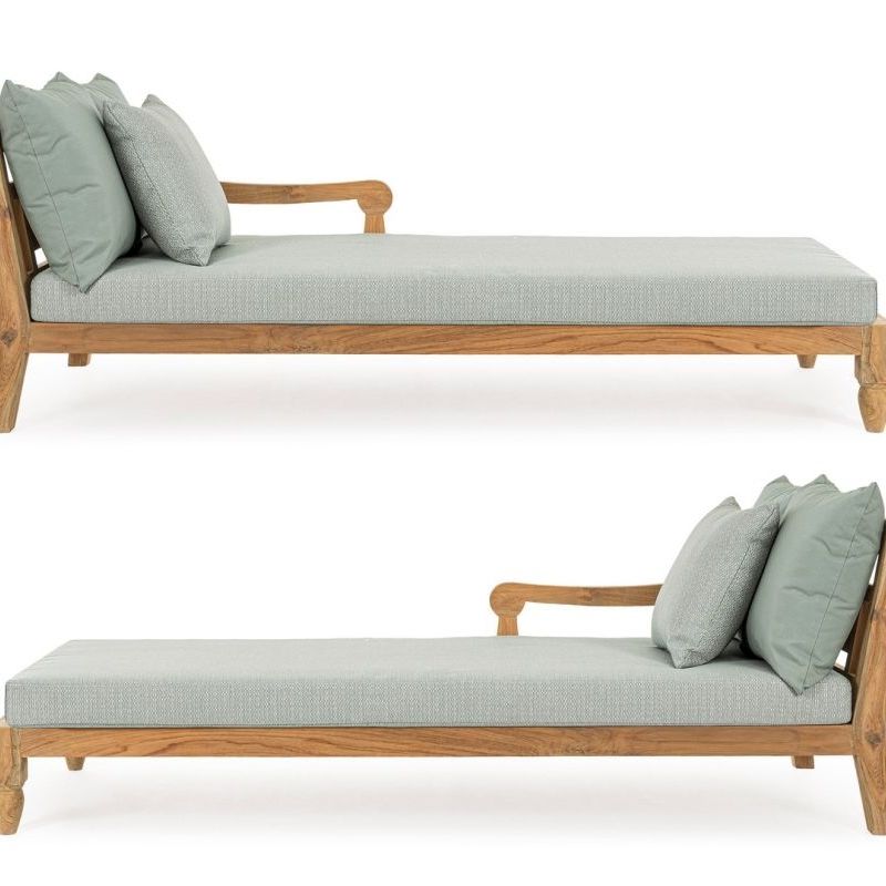 Leżak dwuosobowy BALI AQUA/WINE