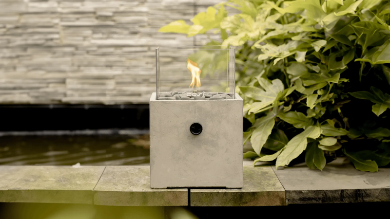 Świeca gazowa na taras COSISCOOP Cement Square