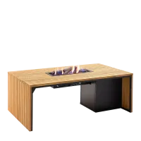 Stół z kominkiem Cosibridge 140 teak