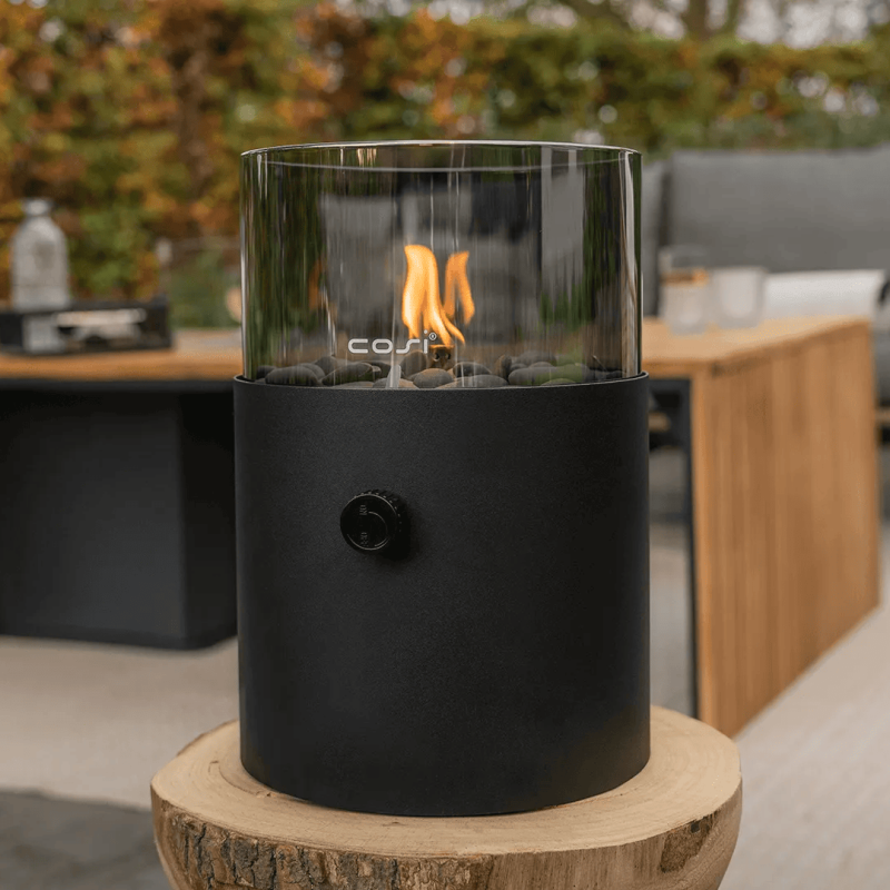 Świeca gazowa na taras COSISCOOP XL BLACK