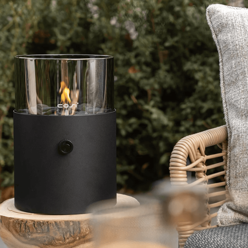 Świeca gazowa na taras COSISCOOP XL BLACK