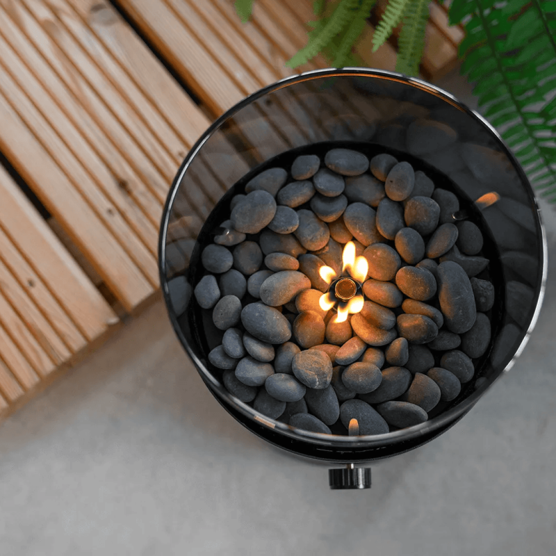 Świeca gazowa na taras COSISCOOP XL BLACK