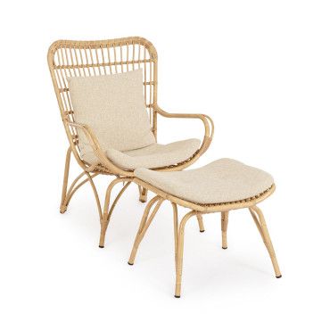 Fotel z podnóżkiem MAELA LOUNGE Fotel z podnóżkiem MAELA LOUNGE