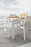 Stół KONNOR WHITE 200-300x110x76