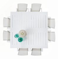 Stół KONNOR WHITE 160x110/160 x77,5