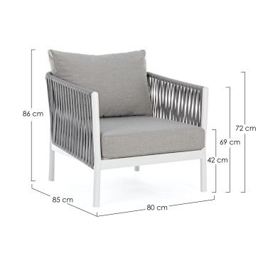 Fotel FLORENCIA WHITE Fotel FLORENCIA WHITE