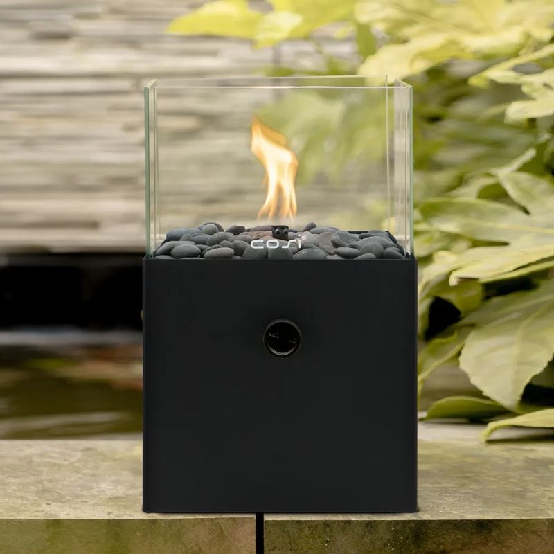 Świeca gazowa na taras Cosiscoop Original Square black