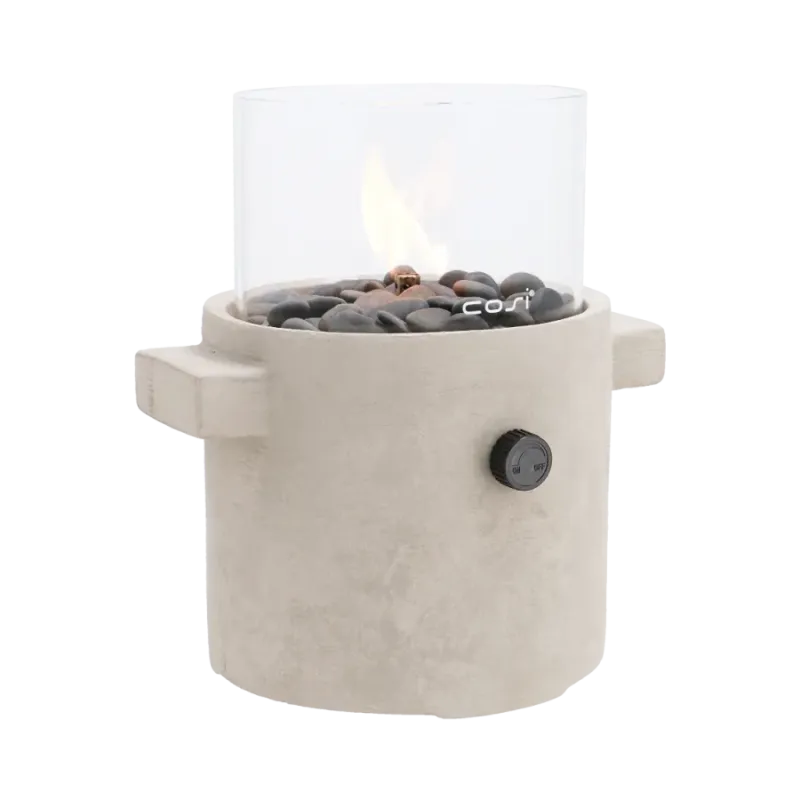 Świeca gazowa na taras Cosiscoop Craft light grey Świeca gazowa na taras Cosiscoop Craft light grey