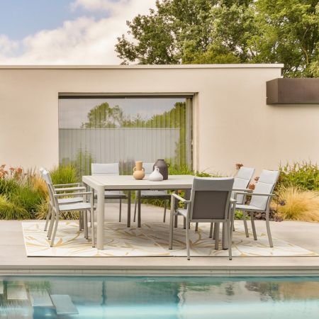 Обідній стіл Nevada Low з керамічною стільницею 250x105 cm