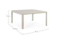 Stół KIPLIN RASTIN  149x97/149x77,5