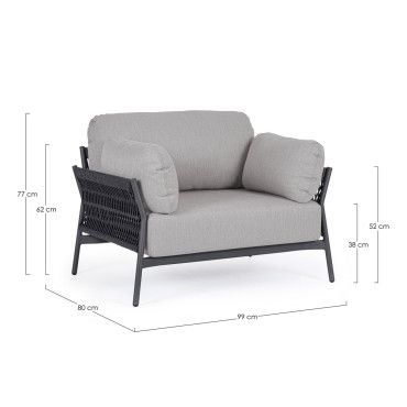 Fotel PARDIS CHARC Fotel PARDIS CHARC