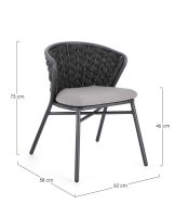 Обідній стіл Nevada Low з керамічною стільницею 250x105 cm