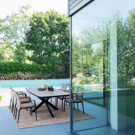 Обідній стіл Nevada Low з керамічною стільницею 250x105 cm