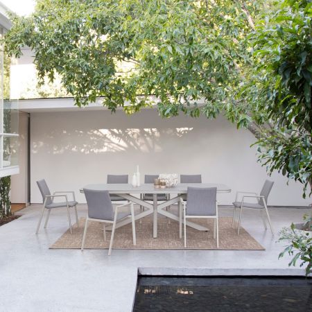 Обідній стіл Nevada Low з керамічною стільницею 250x105 cm