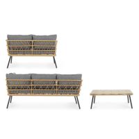 Zestaw kawowy BURREL NATURAL