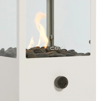 Świeca gazowa na taras COSISCOOP Dome white