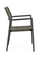 Krzesło obiadowe CALETA CHARC/GREEN