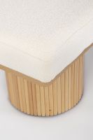 Pufa FLORIANA NAT-WHITE BOUCLE'