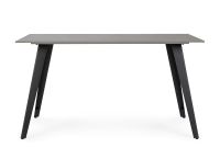 Stół jadalniany ARJETA WHITE/BLACK TABLE 140x80x76h