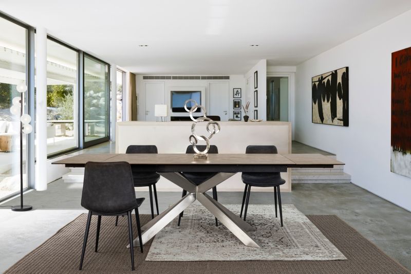 Stół jadalniany ARZACHEL 160-240x90x76h