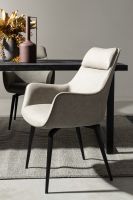 Fotel LAWRENCE CHARCOAL/TAUPE