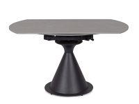 Stół jadalniany  JONNI White/ Black  85-135 cm