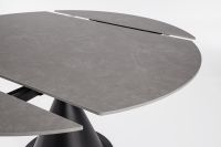 Stół jadalniany  JONNI White/ Black  85-135 cm