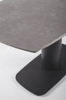 Stół jadalniany  JEREMIAS Black/White 140-200X80